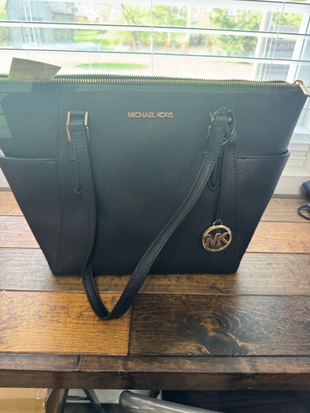 Michael Kors Charlotte Large Saffiano Leather Tote